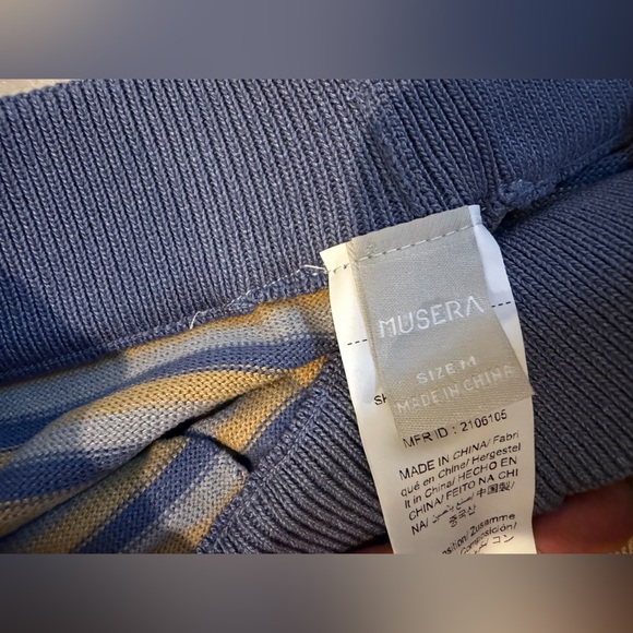 Set of hooded top and pants striped pajamas - Picture 8 of 11